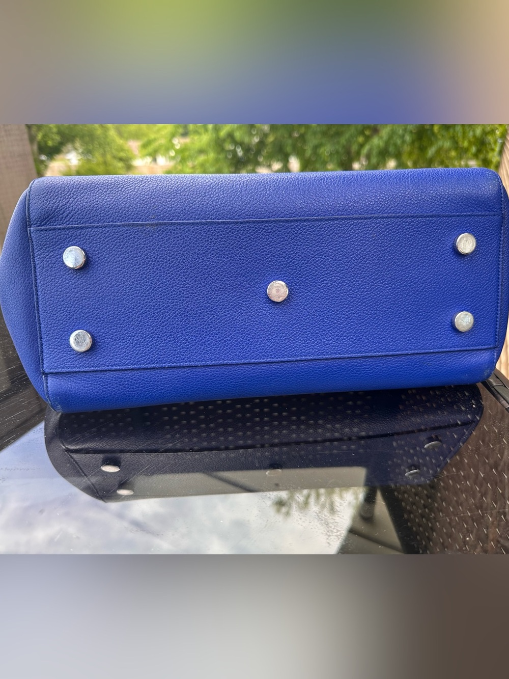 Saint Laurent Calfskin Medium Rive Gauche Cabas Outremer - Picture 5 of 8